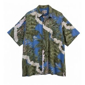 Go Barefoot Archive Collection Vintage Hawaiian Short Sleeve Shirt Large EUC!